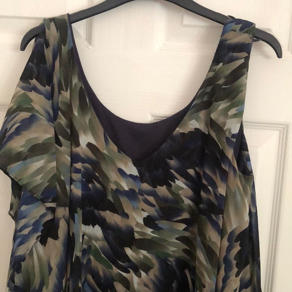 Mid length dress in beautiful rich colors - Picture 4 of 5